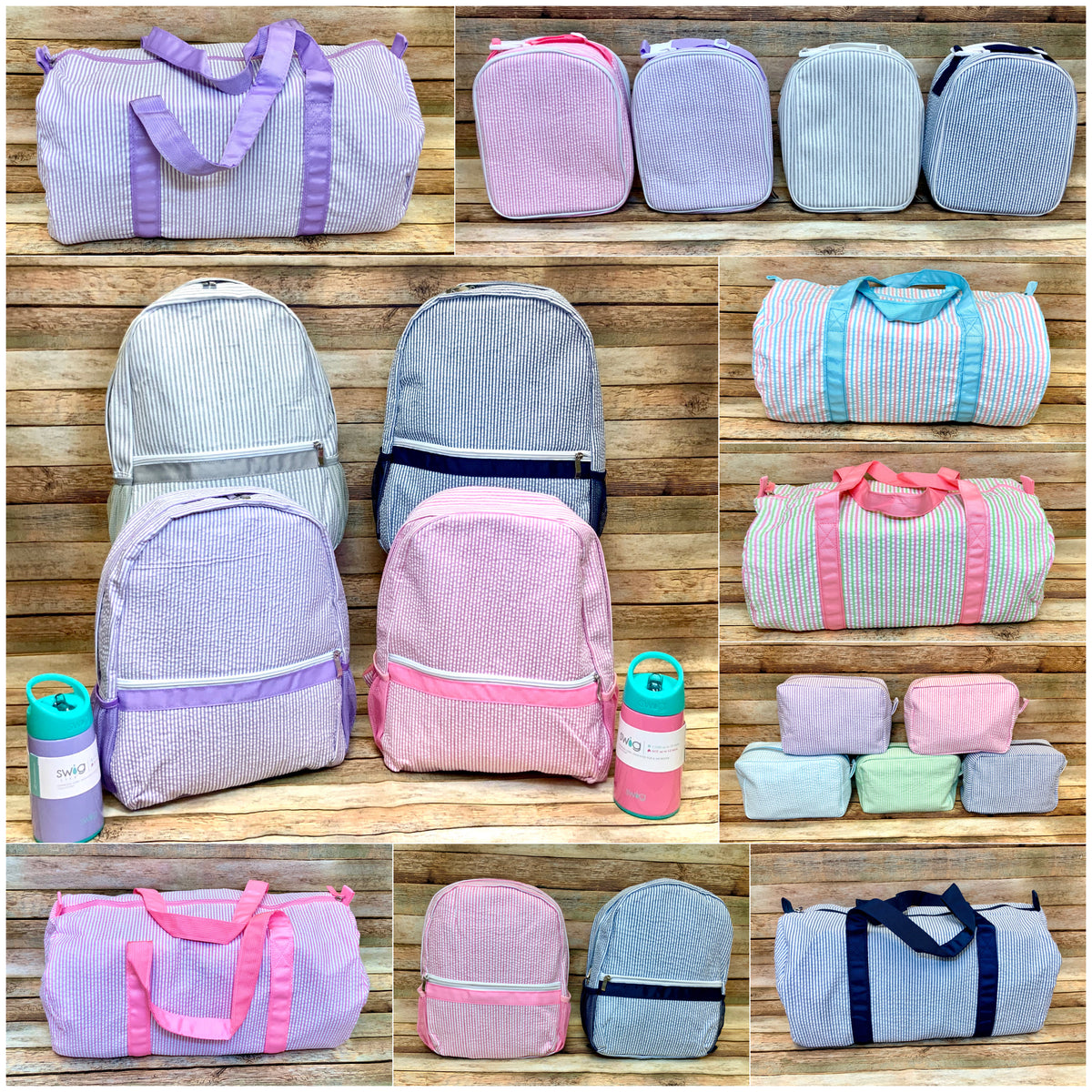 Seersucker best sale backpack wholesale