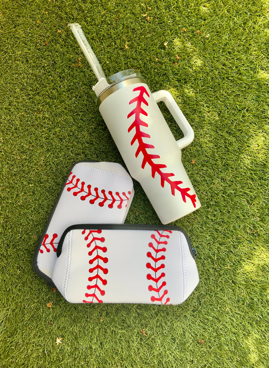 40oz Sports Handle Tumblers Baseball or Softball – Mermaids & Monograms