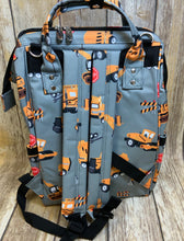 Construction Trucks Diaper Bag Back Pack NGIL Brand ( High Quality Canvas)