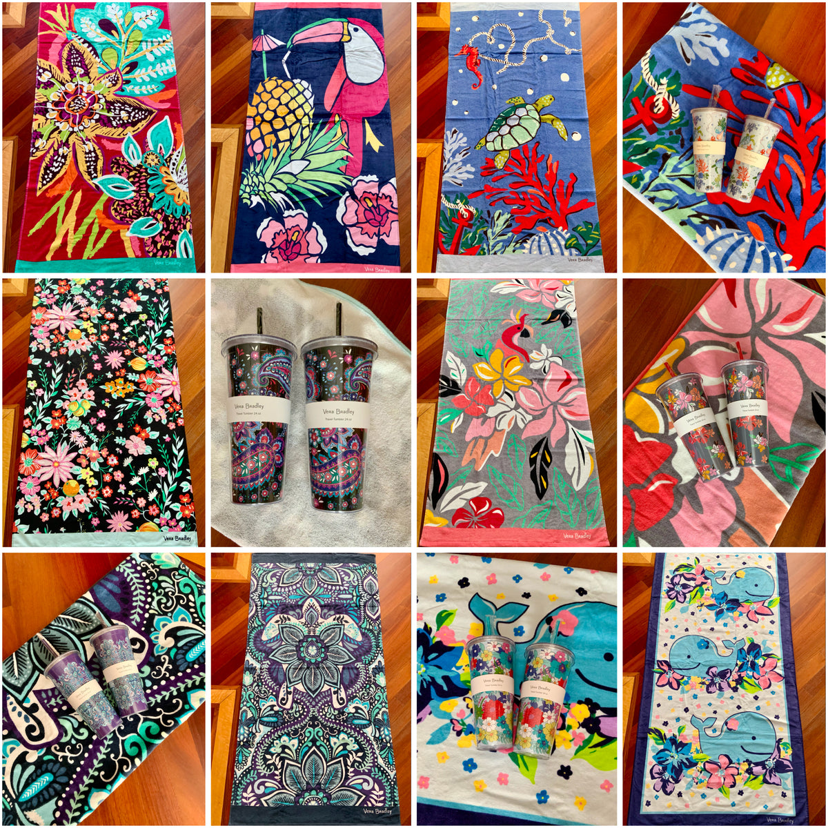 Vera Bradley Beach/Pool or Dorm Towels – Saltwater and Sunshine Boutique