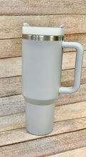 40oz Solid Color Double Wall Stainless Steel Tumblers with Handles