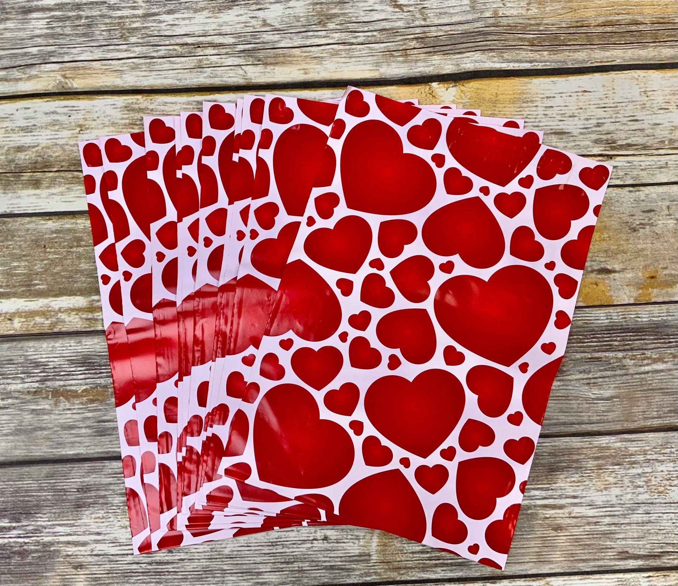 Valentine Polymailer 20 Piece pack (mix or just hearts)