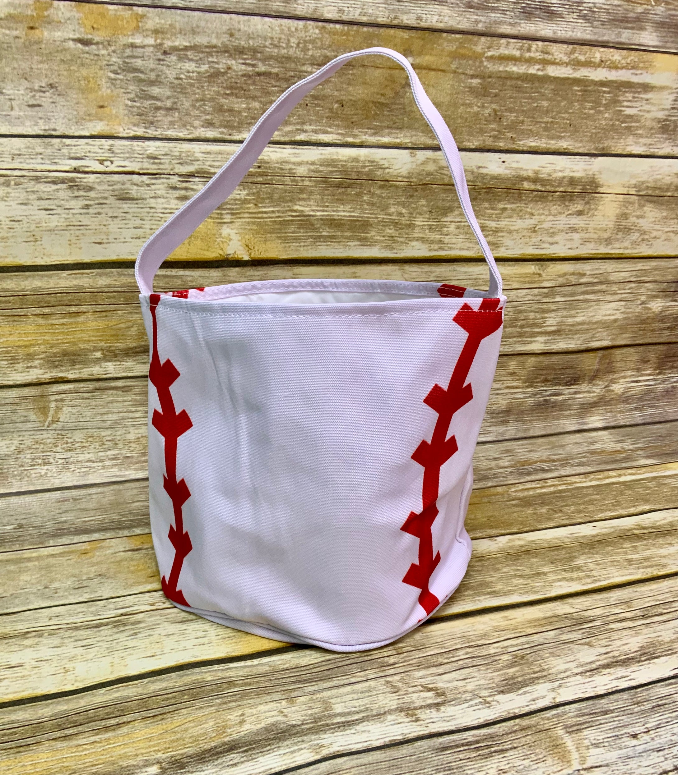 Baseball and Football Large Holiday Totes/ Buckets (Clear Out Sale)