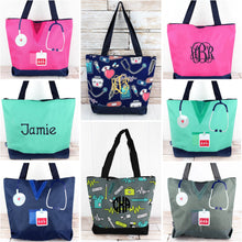 Canvas Tote Bag with Attached Coin Purse Collection (NGIL Brand)