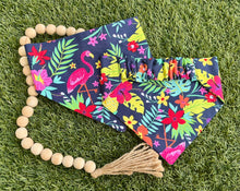 Tropical Flamingo Scrunchie Dog Bandana