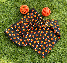 Happy Candy Corn Scrunchie Dog Bandana