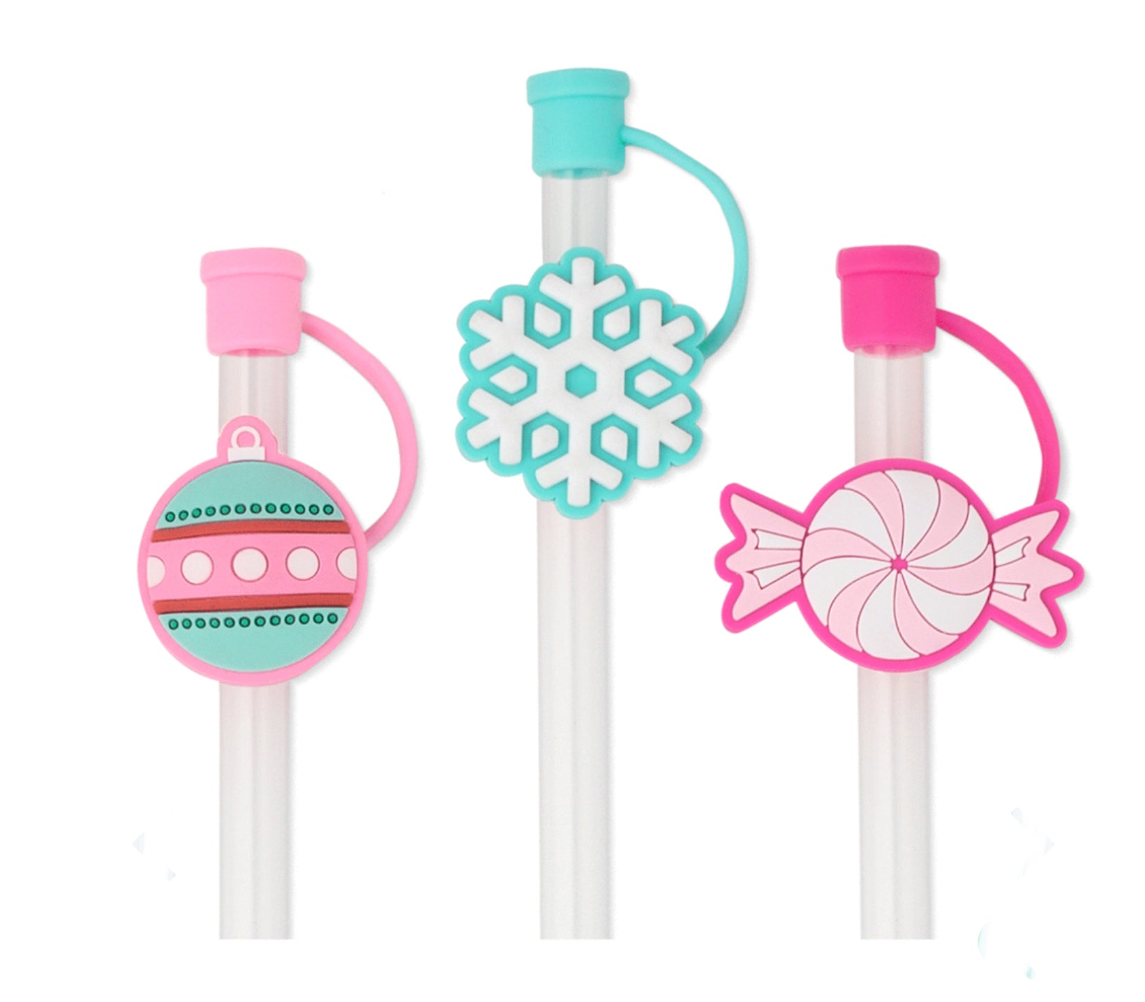 Swig Holiday Straw Topper 3 pc sets