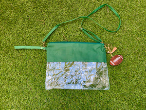 Clear Stadium Crossbody Bag/ Wristlet