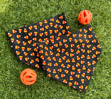 Happy Candy Corn Scrunchie Dog Bandana