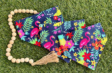 Tropical Flamingo Scrunchie Dog Bandana