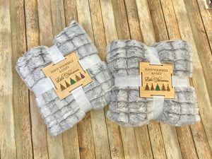 Cozy Blankets with Laser Engraved Gift Tag