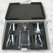 Laser Engraved Whiskey Decanter Gift Set