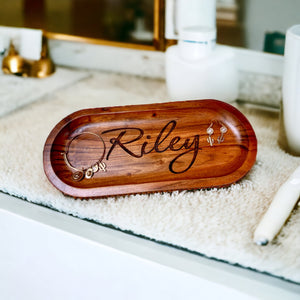 Blank Vanity Tray/ Catch All Tray or Valet Tray (Personalization Available,  it you must select this option or it will be sent blank)