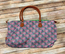 Sunshine Print Diamonds Weekender/ Overnight bag