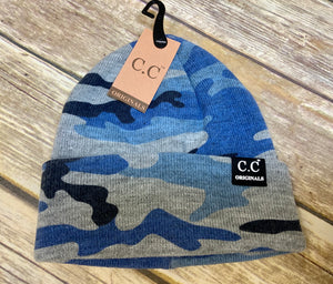 Authentic CC Knitted Camouflage Unisex Skully  Beanie