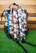 Aztec Ridge Brown Cow Diaper Bag Back Pack High Quality Canvas