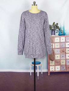 French Terry light weight sweater tunic