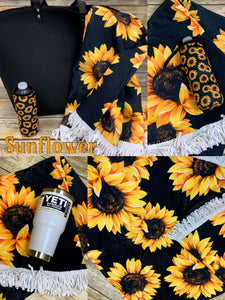 Sunflower Circle Towel