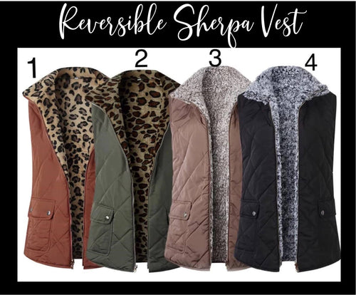 Reversible Sherpa Vest