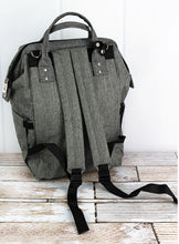 Steel Grey Diaper Bag Backpack NGIL Brand