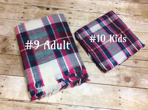 Blanket Scarves For Adult and Kids