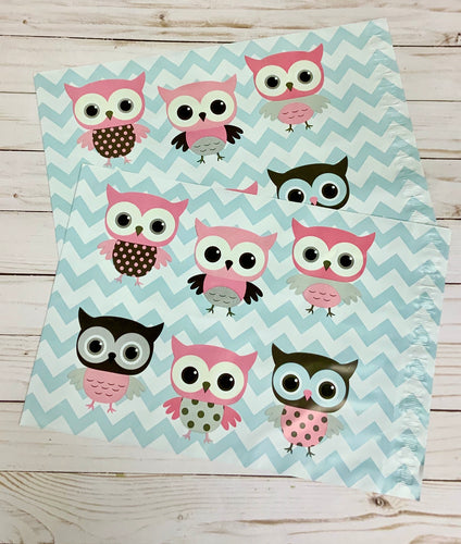 Owl 10x13 Poly Mailer 20 Piece Pack