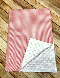 Seersucker Stripe Kids/ Baby  Blankets 36x28