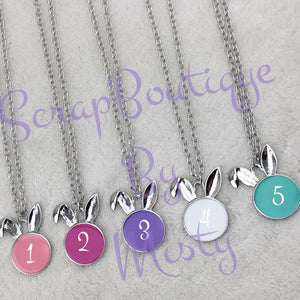 Easter Blank Monogram Necklaces