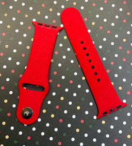 Mouse Ears Candy Apple Red Watch Band Size 38/40