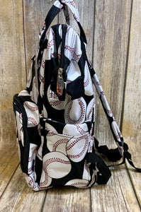 Baseball High-Quality Canvas Diaper Bag Backpack (NGIL Brand)