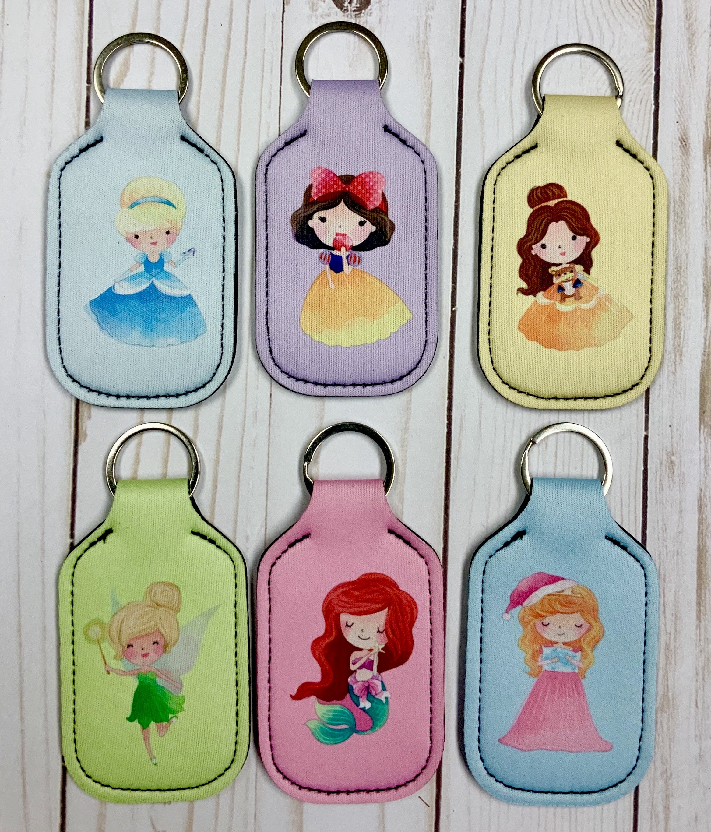 Golden Girls Blanche Keychain with Hand Sanitizer Bottle Holder