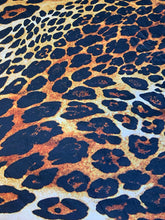 Leopard Circle Beach Towel with Fringe