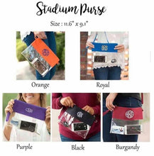 Clear Stadium Crossbody Bag/ Wristlet