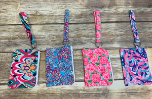 Wristlet/ID and money holders (must ship with other items)