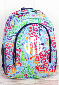 Rainbow Leopard Back Pack and Lunch Bag