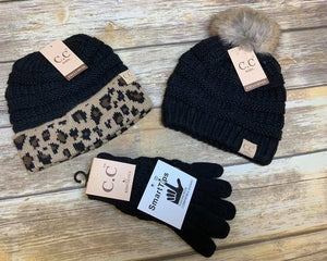 Leopard Kids CC Beanies