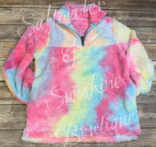 Tie Dye Sherpa Pullovers Kids and Adults