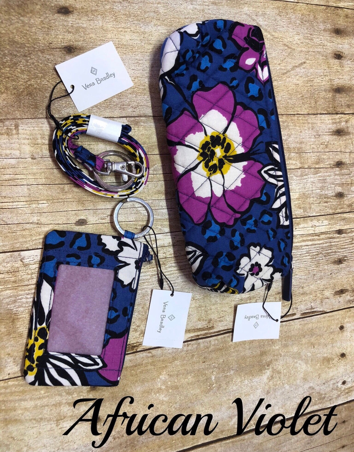 Authentic Vera Bradley African Violet Collection