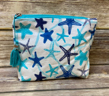 Nautical Travel Pouch with Tassel Accent  8x6