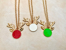 Reindeer Necklace Blank Final Sale