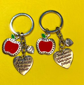 Teacher Bracelets and Keychains (minimum of 5 pcs to order)mix and match