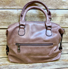 Slouchy Taupe Tote/Crossbody 14x9.5x4