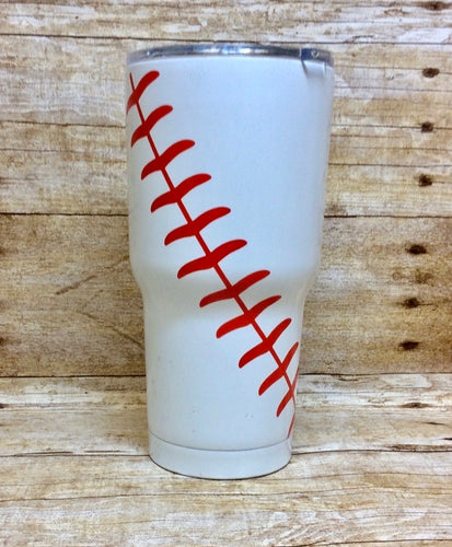 Baseball 40oz Tumbler with Handle – Saltwater and Sunshine Boutique