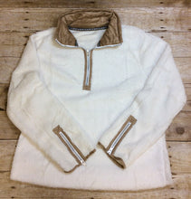 Monogram Sherpa pullover