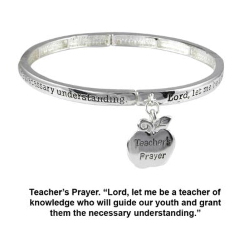 Teacher Prayer Bracelet