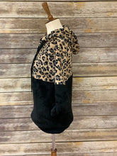 Leopard Soft Sherpa Hooded Pullover