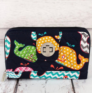 Quilted Organizer Clutch Wallet (NGIL Brand)