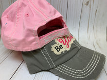 BeYoutiful Embroidered Patch Distressed Baseball Style Cap
