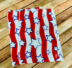 Patriotic Poly Mailer Collection Red White and Blue