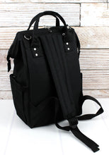 Solid Black Diaper Bag Backpack NGIL Brand